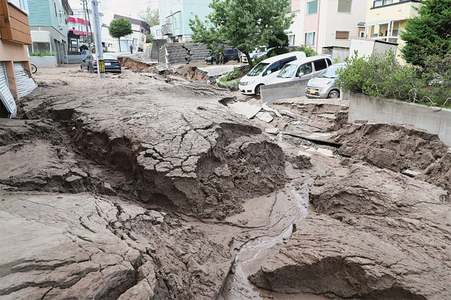 Big quake hits Japan island, leaves nine dead, 30 missing