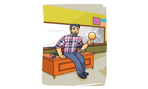 There is a friend in your teacher