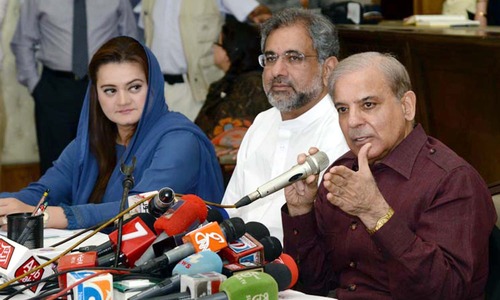 Shahbaz criticises PM Khan for not forming parliamentary body to probe &lsquo;rigging&rsquo;
