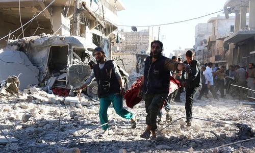 Russia accuses US of using chemical weapons in Syria