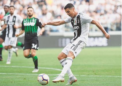 Long wait is over as Ronaldo off the mark for Juve