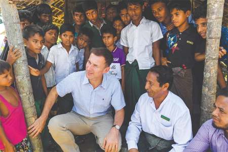 World &lsquo;won&rsquo;t rest&rsquo; on Rohingya crisis, UK tells Suu Kyi