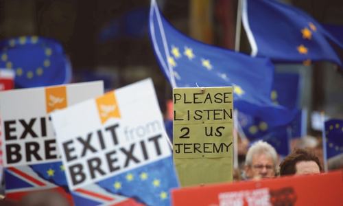 UK opposition leader will back second Brexit vote if party wants it