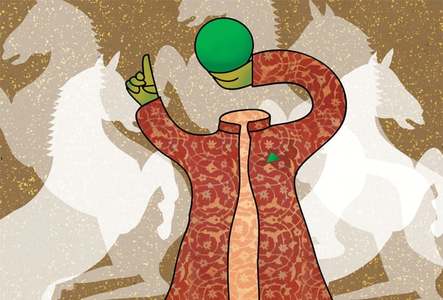 Smokers' corner: Supermen on stallions