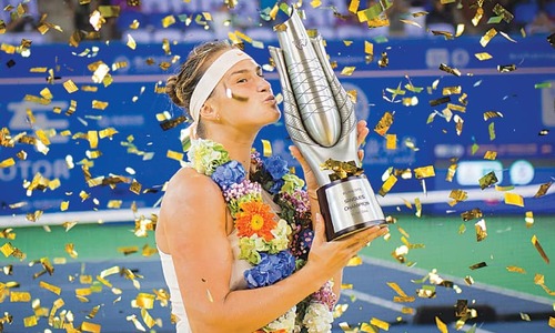Sizzling Sabalenka blows away Kontaveit to win Wuhan title