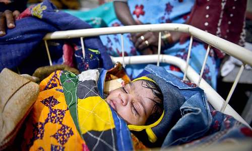 Six more infants succumb to malnutrition, water-borne diseases in Thar