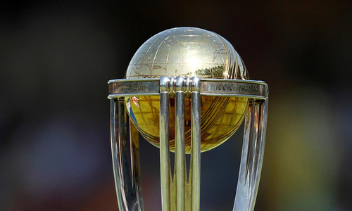 Cricket World Cup trophy to go on display in Lahore tomorrow