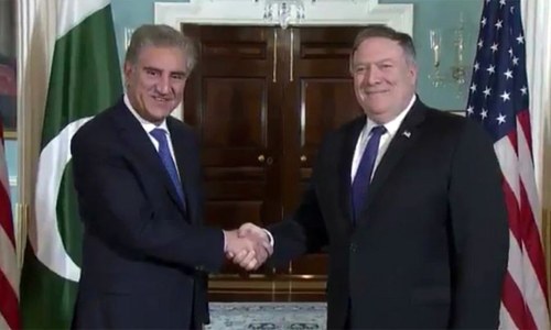 FM Qureshi meets Pompeo and NSA Bolton in Washington; bilateral relations discussed
