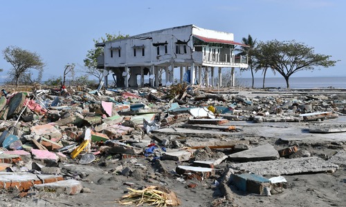 Volcano erupts on same Indonesian island as earlier quake