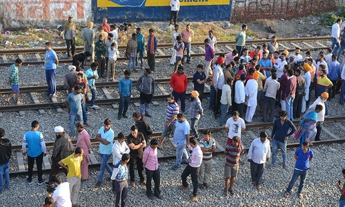 50 revellers die in Amritsar train disaster 50 revellers die in Amritsar train disaster