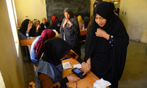 Chaotic Afghan parliamentary elections enter second day after attacks, technical issues
