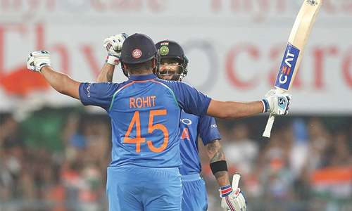 Kohli, Sharma blast tons to flatten West Indies