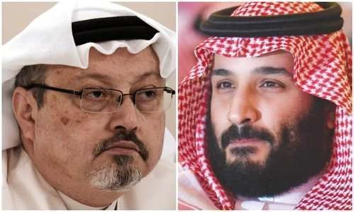 King Salman, MBS call slain writer Khashoggi's son