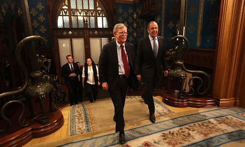 US security chief in Moscow as nuclear treaty hangs in balance