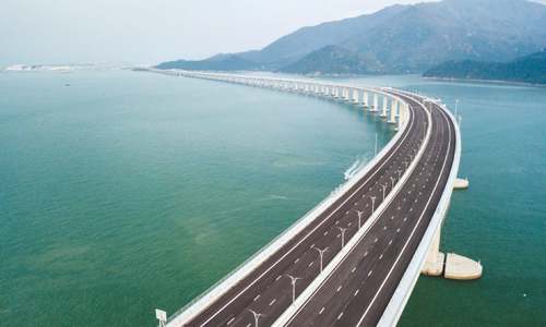 China opens mega-bridge linking Hong Kong to mainland