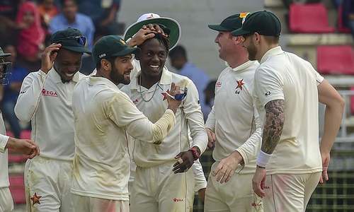 Zimbabwe clinch first Test victory in 5 years, beat Bangladesh by 151 runs Zimbabwe clinch first Test victory in 5 years, beat Bangladesh by 151 runs
