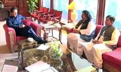 MNAs Mohsin Dawar, Ali Wazir call on Prime Minister Imran Khan