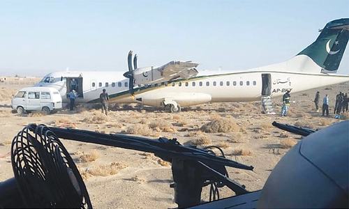 PIA plane escapes accident at Panjgur airport