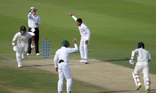Pakistan hold edge after New Zealand dismissed for 153 on opening day of 1st Test Pakistan hold edge after New Zealand dismissed for 153 on opening day of 1st Test