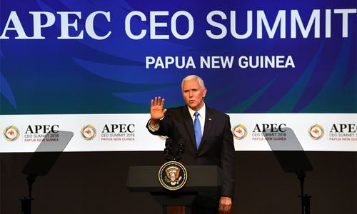 Pence vows no end to tariffs until China bows