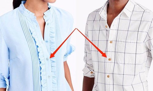 خواتین کی شرٹس میں بٹن بائیں جانب کیوں ہوتے ہیں؟