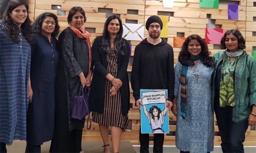 Outrage in India over picture of Twitter CEO holding 'Brahminical' poster