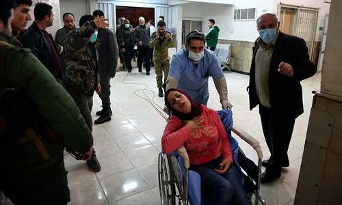 Syria regime accuses armed groups of 'toxic gas' attack