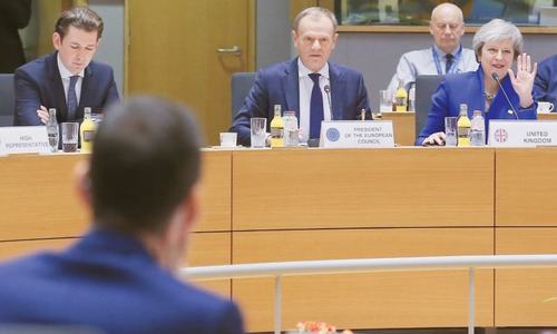 EU leaders approve Brexit deal, warn it&rsquo;s only option