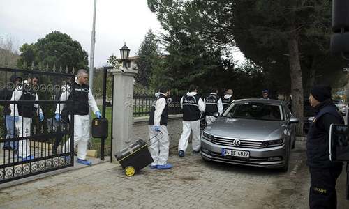 Turkish police search villa as part of Khashoggi death probe