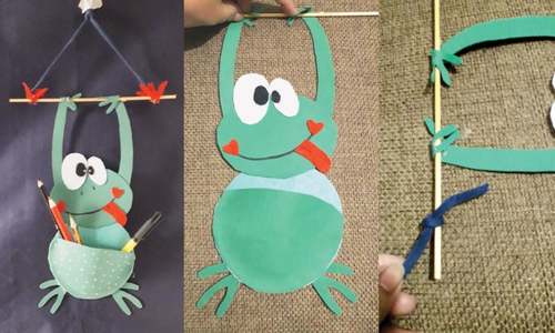 Wonder Craft: Frog on the wall