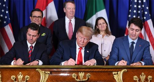 Trump claims win as US, Mexico, Canada sign new trade deal