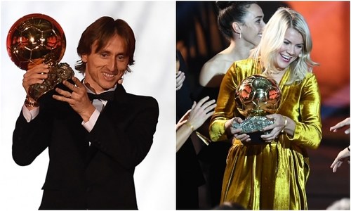 Ballon d'Or 1sts: Modric ends reign of Messi and Ronaldo, Hegerberg takes women's award