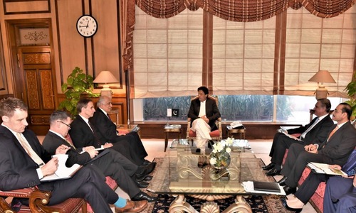 PM reiterates Pakistan's 'abiding interest' for Afghan peace in meeting with US envoy Khalilzad PM reiterates Pakistan's 'abiding interest' for Afghan peace in meeting with US envoy Khalilzad