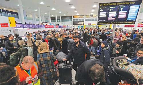 Drones bring London&rsquo;s Gatwick Airport to standstill
