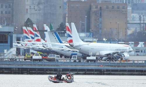 Two arrests over London airport drone chaos as flights resume
