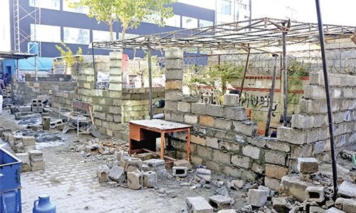 Lawyers construct 50 chambers in place of 21 pulled down by CDA