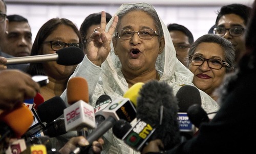 Bangladesh ruling coalition declared winner of disputed election Bangladesh ruling coalition declared winner of disputed election