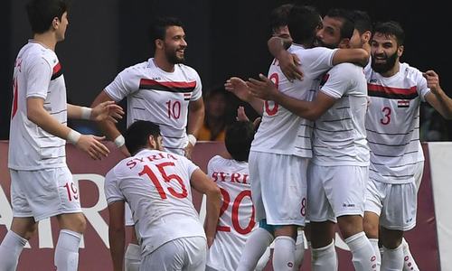 Syria take field in Asian Cup with fans divided by war Syria take field in Asian Cup with fans divided by war