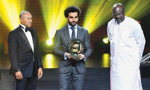 Salah retains African award to seal great day for Egypt