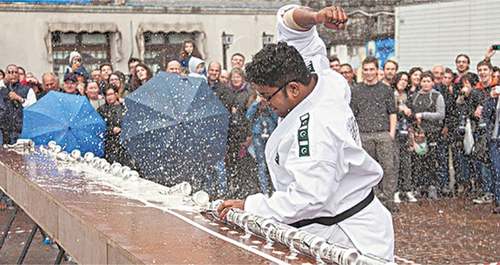 MARTIAL ARTS: THE RECORD SMASHER