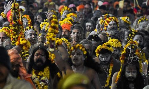 Hindus gather by the millions in India for world's largest festival
