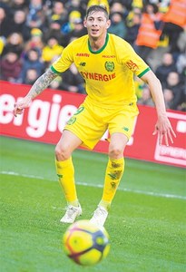 Argentine striker Sala feared dead after plane disappears