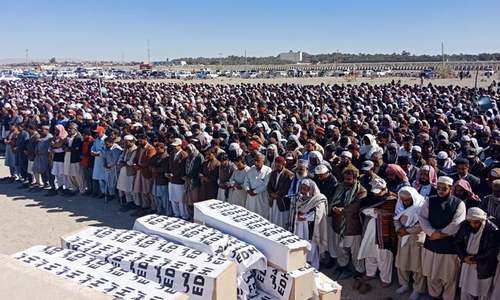 Funeral prayers offered for 24 killed in Bela bus inferno