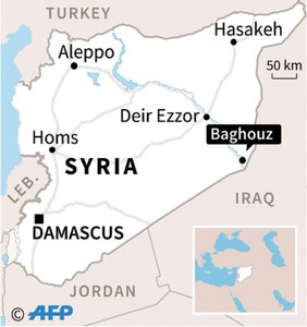 Kurdish forces overrun last IS-held village in Syria