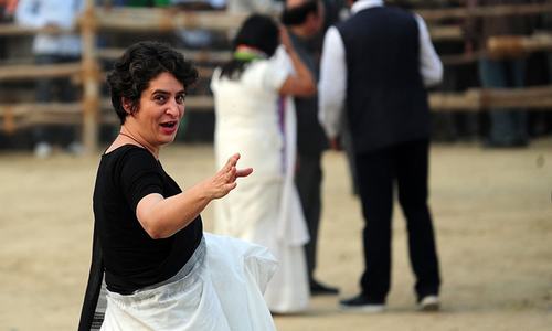 Priyanka Gandhi launches political career