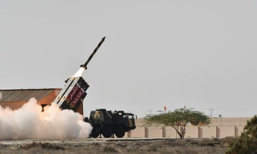 Pakistan conducts successful 'training launch' of ballistic missile Nasr: ISPR Pakistan conducts successful 'training launch' of ballistic missile Nasr: ISPR