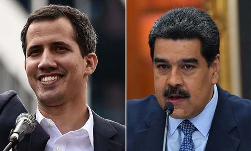 Venezuela&rsquo;s military backs Maduro, accuses Guaido of &lsquo;coup&rsquo;