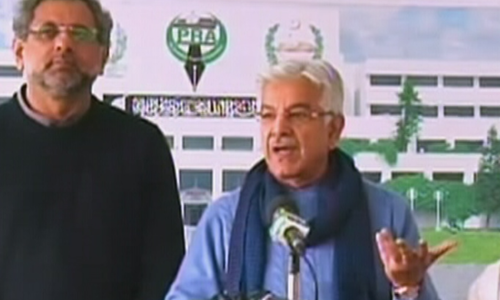 If opposition leader cannot come to parliament, neither can the prime minister: Khawaja Asif