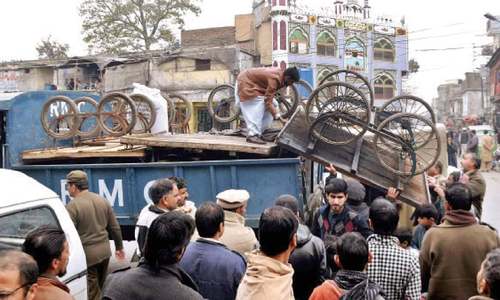 Anti-encroachment operation launched in Raja Bazaar Anti-encroachment operation launched in Raja Bazaar