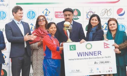 Nepal women&rsquo;s team beat Pakistan in blind T20 to take series 4-0